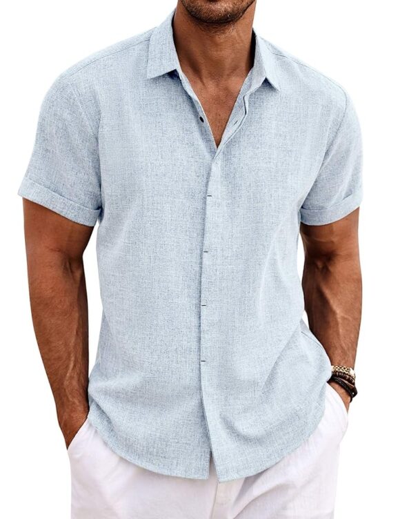 Men's Casual Linen Shirt