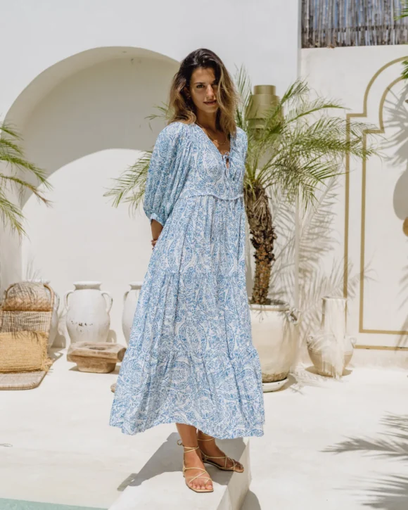 Women’s Boho Tiered Maxi Dress