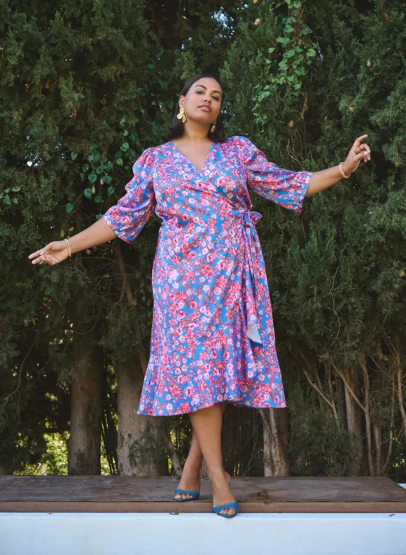 Women’s Floral Wrap Dress