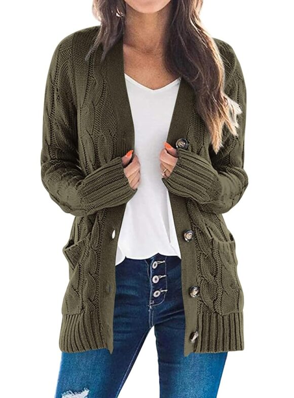 Women’s Knit Open-Front Cardigan