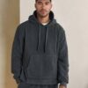 Ribbed Fleece Hoodie